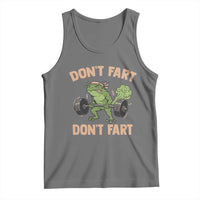 Gym Frog Tank Top Dont Fart Workout Weights Squat Humor - Wonder Print Shop