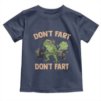 Gym Frog Toddler T Shirt Dont Fart Workout Weights Squat Humor - Wonder Print Shop