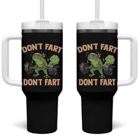 Gym Frog Tumbler With Handle Dont Fart Workout Weights Squat Humor - Wonder Print Shop