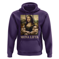 Funny Mona Lifta Muscle Mona Lisa Bodybuilding Fitness Gym Lover Hoodie - Wonder Print Shop