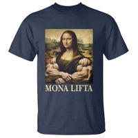 Funny Mona Lifta Muscle Mona Lisa Bodybuilding Fitness Gym Lover T Shirt - Wonder Print Shop