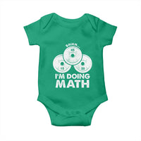 Funny Shhh I Am Doing Math Weightlifting Workout Training Baby Onesie - Wonder Print Shop