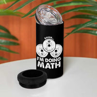 Funny Shhh I Am Doing Math Weightlifting Workout Training 4 in 1 Can Cooler Tumbler - Wonder Print Shop