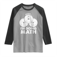 Funny Shhh I Am Doing Math Weightlifting Workout Training Raglan Shirt - Wonder Print Shop