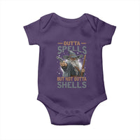 Outta Spells But Not Outta Shells Baby Onesie Funny Fantasy Meme - Wonder Print Shop