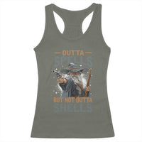 Outta Spells But Not Outta Shells Racerback Tank Top Funny Fantasy Meme - Wonder Print Shop