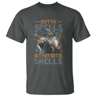 Outta Spells But Not Outta Shells T Shirt Funny Fantasy Meme - Wonder Print Shop