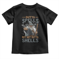 Outta Spells But Not Outta Shells Toddler T Shirt Funny Fantasy Meme - Wonder Print Shop