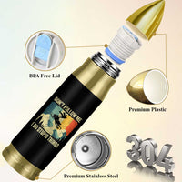 Funny Snowmobile Bullet Tumbler Don't Follow Me I Do Stupid Things Winter Sport - Wonder Print Shop