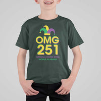 Funny Mardi Gras In Mobile Alabama T Shirt For Kid OMG 251 Original Mardi Gras Jester Hat