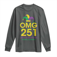Funny Mardi Gras In Mobile Alabama Long Sleeve Shirt OMG 251 Original Mardi Gras Jester Hat