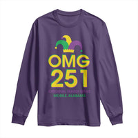 Funny Mardi Gras In Mobile Alabama Long Sleeve Shirt OMG 251 Original Mardi Gras Jester Hat