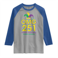 Funny Mardi Gras In Mobile Alabama Raglan Shirt OMG 251 Original Mardi Gras Jester Hat