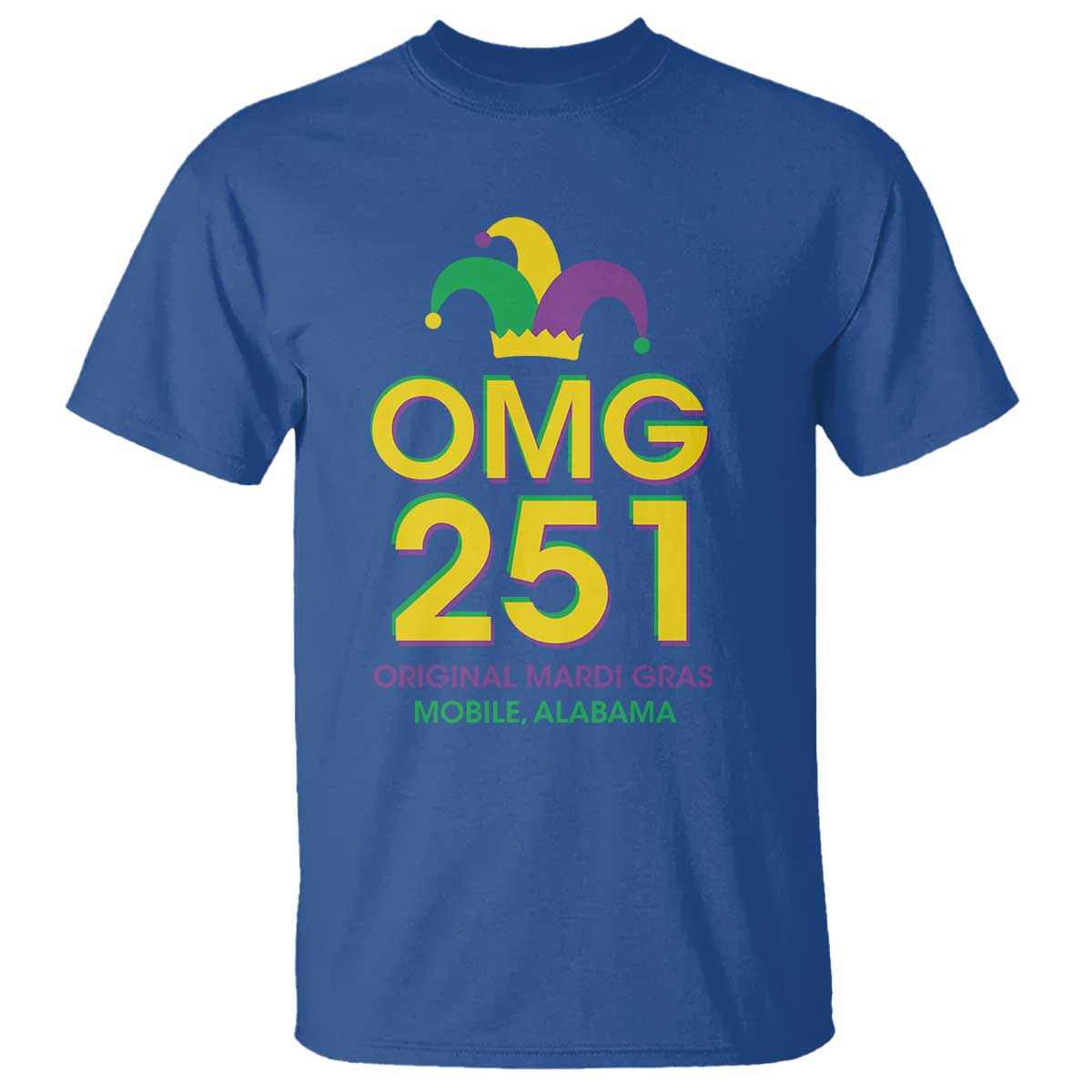 Funny Mardi Gras In Mobile Alabama T Shirt OMG 251 Original Mardi Gras Jester Hat