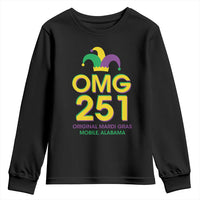 Funny Mardi Gras In Mobile Alabama Youth Sweatshirt OMG 251 Original Mardi Gras Jester Hat