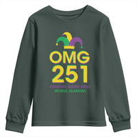 Funny Mardi Gras In Mobile Alabama Youth Sweatshirt OMG 251 Original Mardi Gras Jester Hat