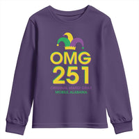 Funny Mardi Gras In Mobile Alabama Youth Sweatshirt OMG 251 Original Mardi Gras Jester Hat