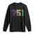 Funny Mardi Gras Mobile Alabama Long Sleeve Shirt 251 Skyline Area Code Glitter Print