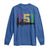 Funny Mardi Gras Mobile Alabama Long Sleeve Shirt 251 Skyline Area Code Glitter Print