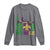 Funny Mardi Gras Mobile Alabama 251 Long Sleeve Shirt Skyline Area Code Glitter Print