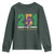Funny Mardi Gras Mobile Alabama 251 Youth Sweatshirt Where It All Started Area Code Glitter Print