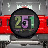 Funny Mardi Gras In Mobile Alabama 251 Spare Tire Cover Skyline Area Code