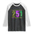 Funny Mardi Gras In Mobile Alabama 251 Raglan Shirt Skyline Area Code