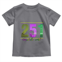 Funny Mardi Gras In Mobile Alabama 251 Toddler T Shirt Skyline Area Code