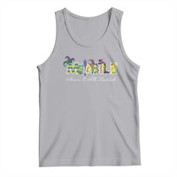Funny Mardi Gras In Mobile Alabama Tank Top Mobile Where It All Started Jester Hat Fleur De Lis