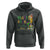 Funny Mardi Gras Drinking Team Hoodie Cocktails Wine Crawfish Beads Glitter Print