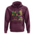 Funny Mardi Gras Drinking Team Hoodie Cocktails Wine Crawfish Beads Glitter Print