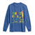 Funny Mardi Gras Drinking Team Long Sleeve Shirt Cocktails Wine Crawfish Beads Glitter Print