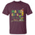 Funny Mardi Gras Drinking Team T Shirt Cocktails Wine Crawfish Beads Glitter Print