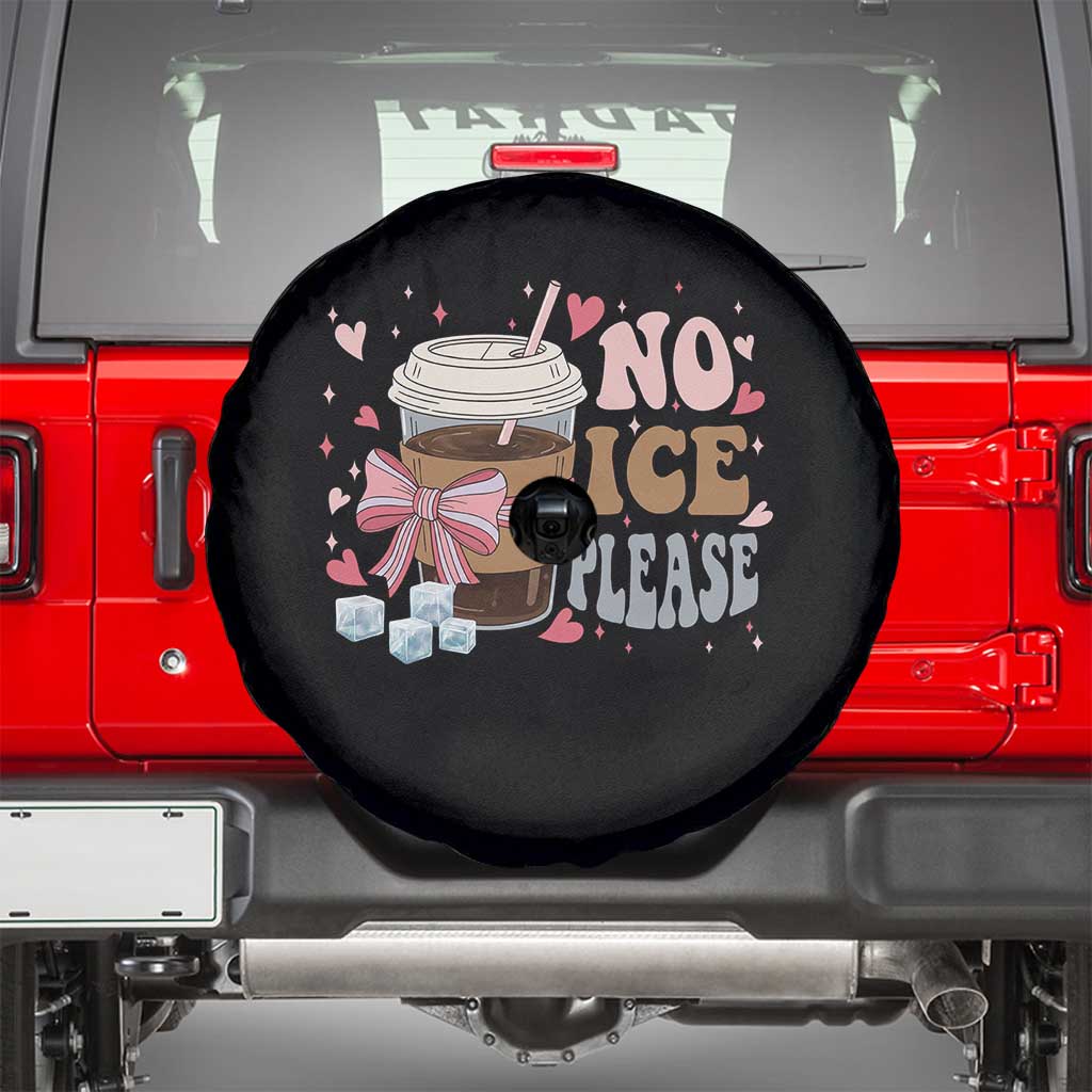 No Ice Please Spare Tire Cover Funny Coffee Lover Anti Ice Satire