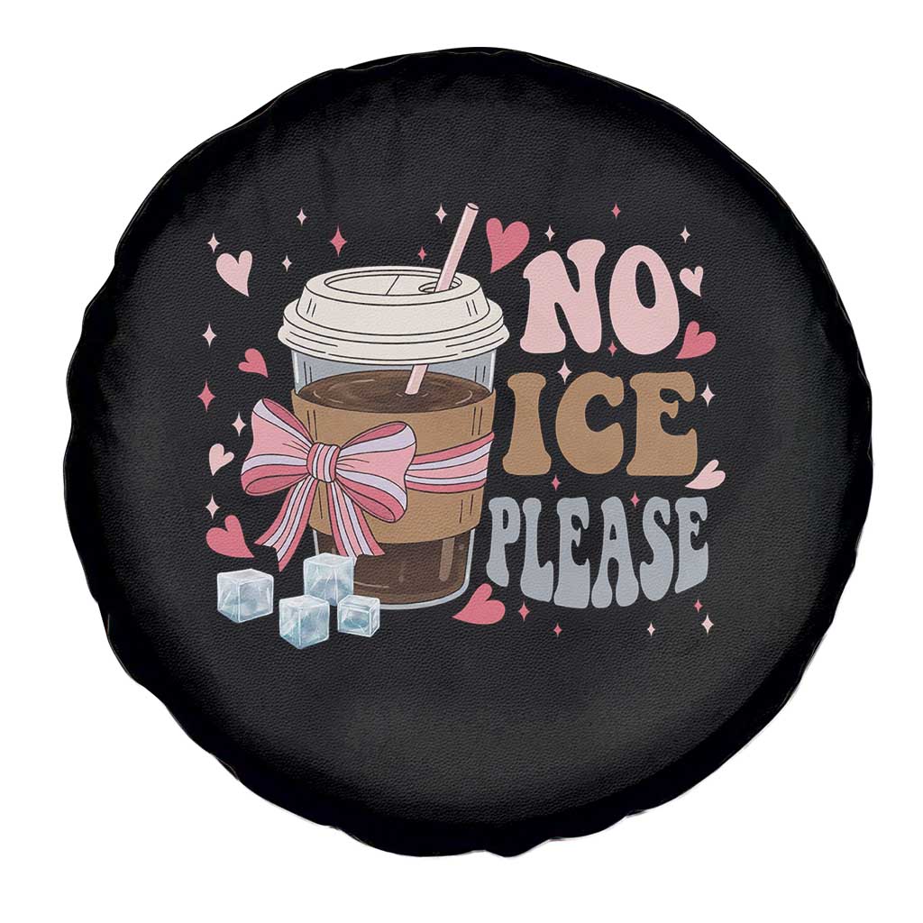 No Ice Please Spare Tire Cover Funny Coffee Lover Anti Ice Satire