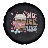 No Ice Please Spare Tire Cover Funny Coffee Lover Anti Ice Satire