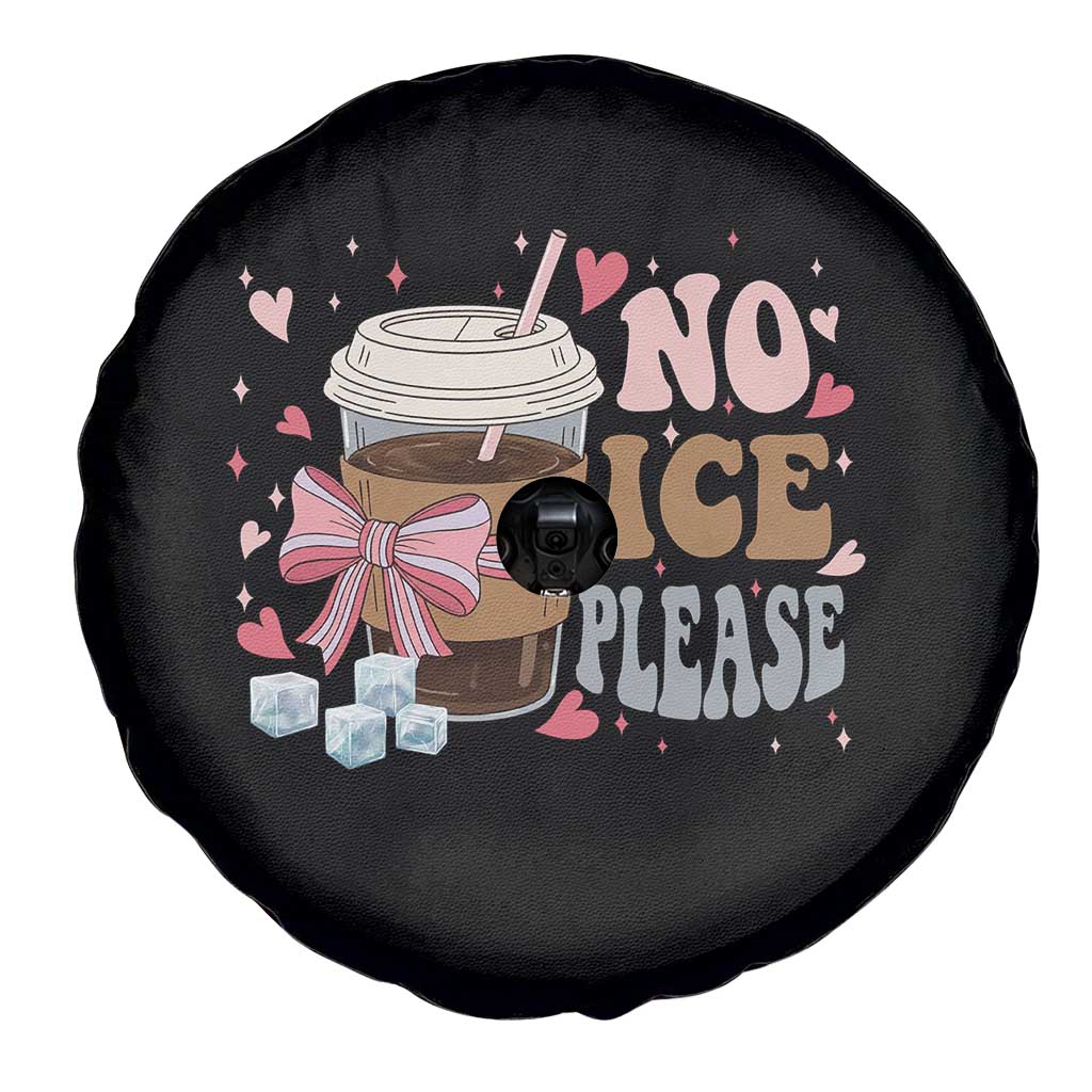 No Ice Please Spare Tire Cover Funny Coffee Lover Anti Ice Satire