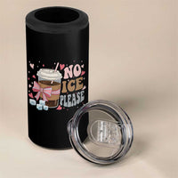 No Ice Please 4 in 1 Can Cooler Tumbler Funny Coffee Lover Anti Ice Satire