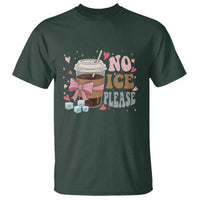 No Ice Please T Shirt Funny Coffee Lover Anti Ice Satire