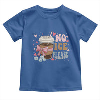 No Ice Please Toddler T Shirt Funny Coffee Lover Anti Ice Satire