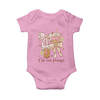 No Ice Please Baby Onesie Funny Coffee Lover Pro Immigration Political