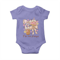 No Ice Please Baby Onesie Funny Coffee Lover Pro Immigration Political