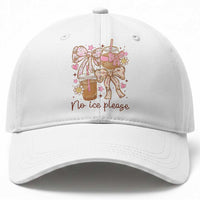 No Ice Please Baseball Cap Funny Coffee Lover Pro Immigration Political