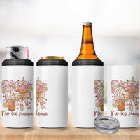 No Ice Please 4 in 1 Can Cooler Tumbler Funny Coffee Lover Pro Immigration Political