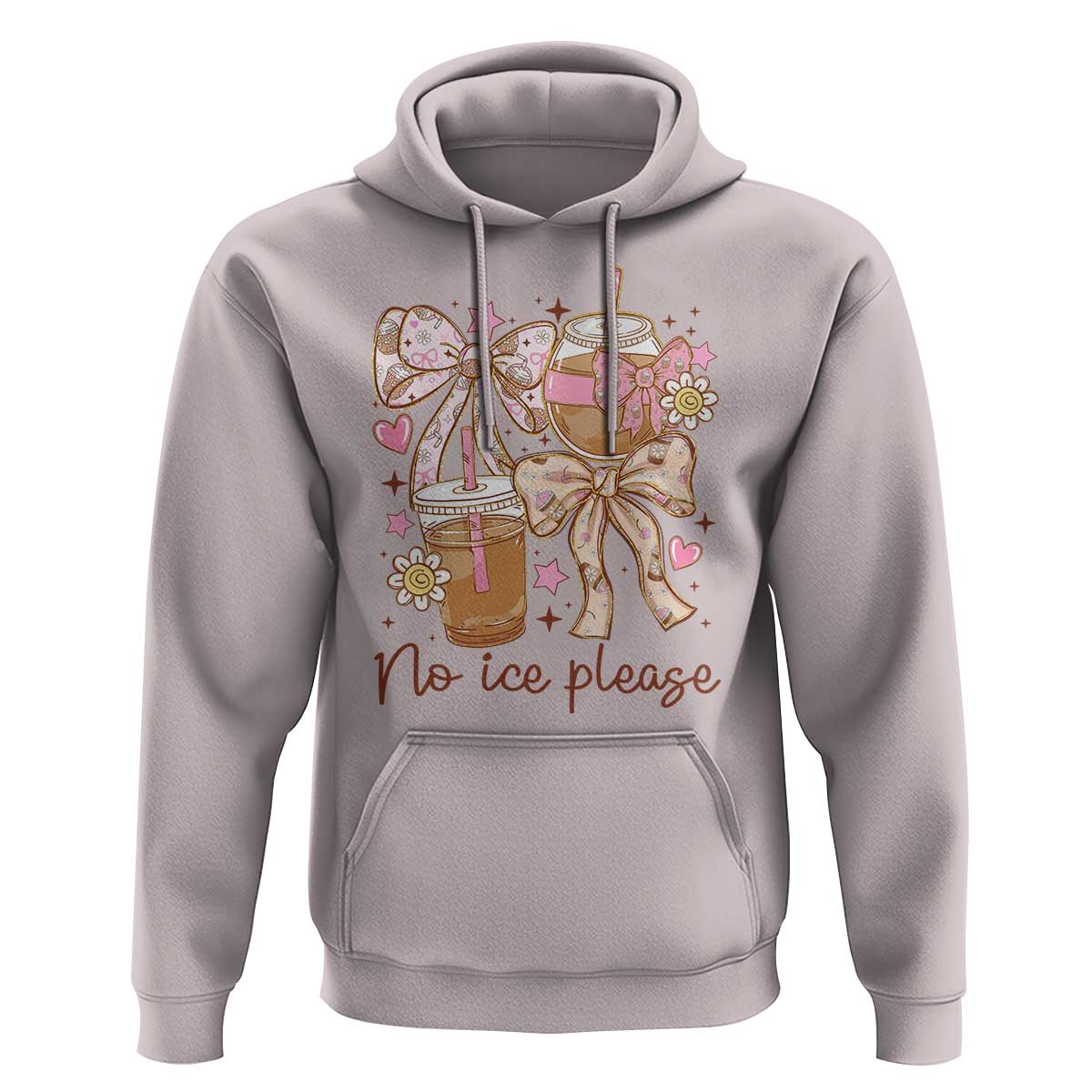 No Ice Please Hoodie Funny Coffee Lover Pro Immigration Political