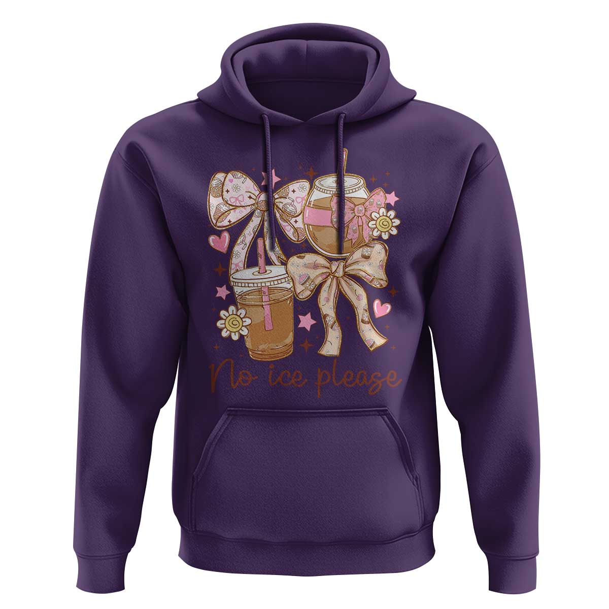 No Ice Please Hoodie Funny Coffee Lover Pro Immigration Political