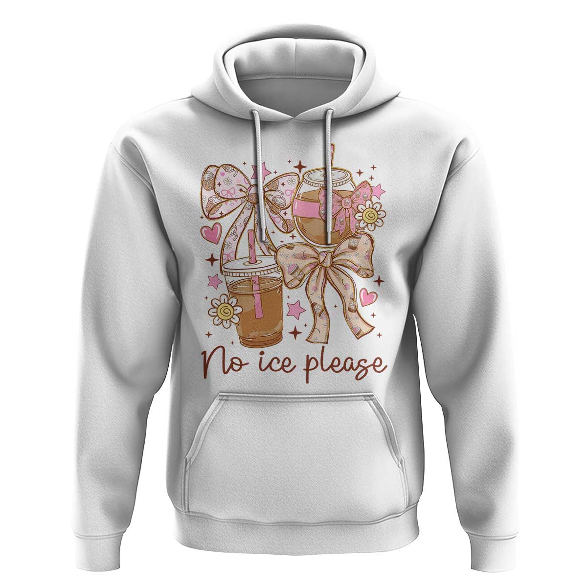 No Ice Please Hoodie Funny Coffee Lover Pro Immigration Political
