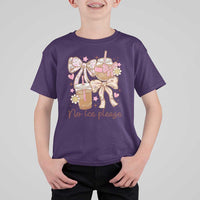 No Ice Please T Shirt For Kid Funny Coffee Lover Pro Immigration Political