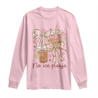 No Ice Please Long Sleeve Shirt Funny Coffee Lover Pro Immigration Political