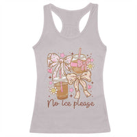 No Ice Please Racerback Tank Top Funny Coffee Lover Pro Immigration Political